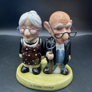 Classic Couple Salt & Pepper Shakers American Gothic Kitsch Coots by Westland